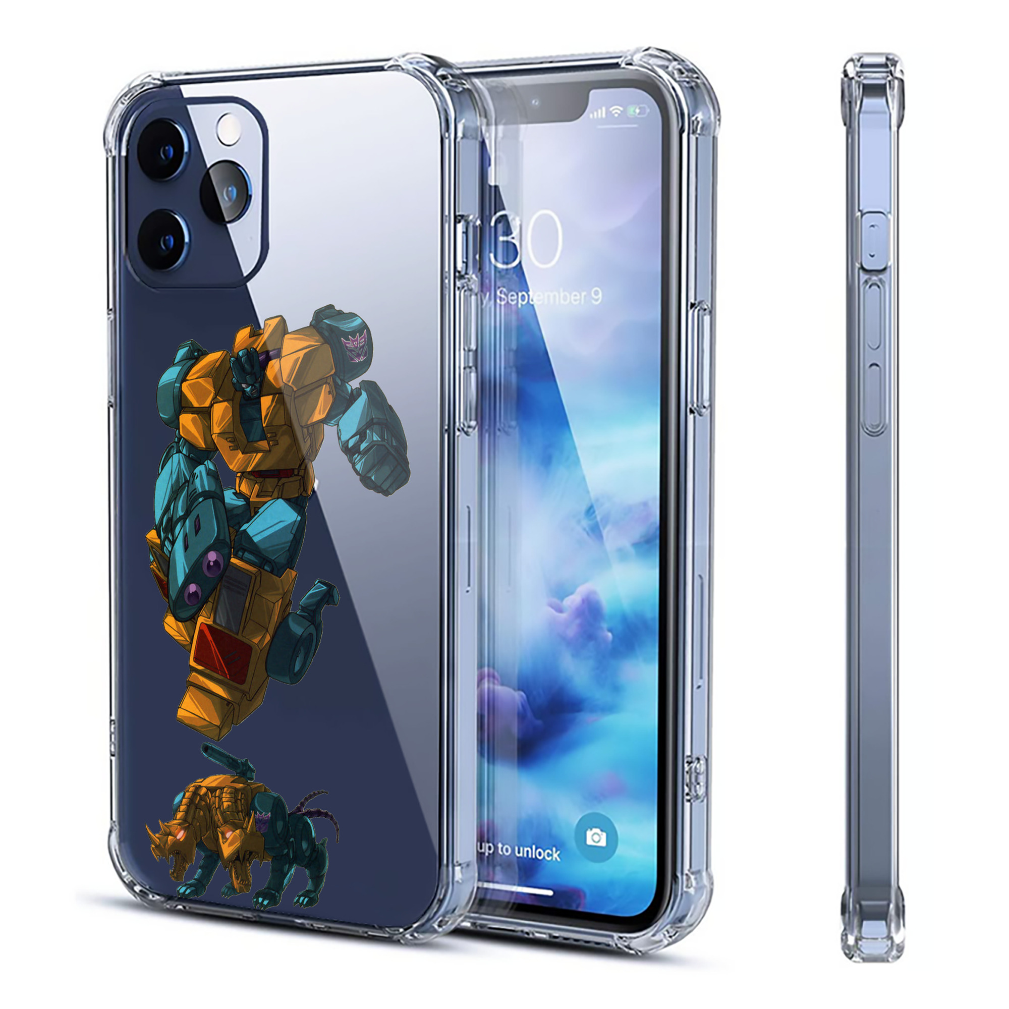 （画像用）  【iPhone 12シリーズ対応】透明スマホケース（クリアソフトケース）